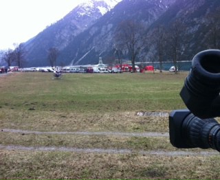 Foto9 - Live vor Ort für den ORF beim Hubschrauberabsturz