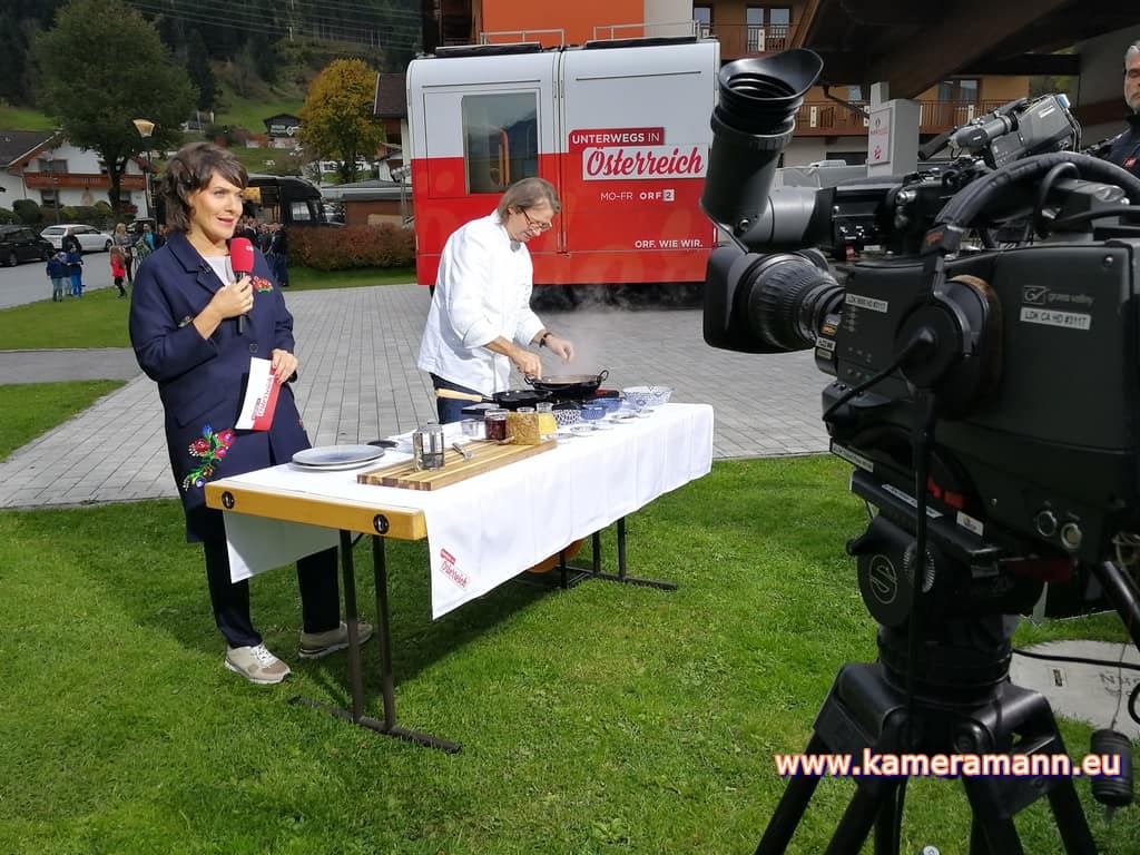 ORF - Unterwegs in Österreich ORF Unterwegs in Österreich - zu Gast in Tirol. Täglich vier Stunden LIVE aus dem mobilen ORF Studio. | daheim in österreich, guten morgen österreich, Kameramann Tirol Andreas Felder, orf, tirol, unterwegs in österreich, vorarlberg