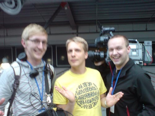 Dreharbeiten verschiedene Sender 1017 - Backstage