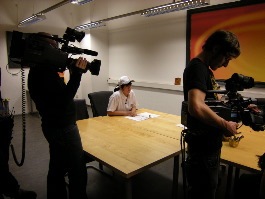 Dreharbeiten verschiedene Sender 1025 - Backstage