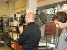 Dreharbeiten verschiedene Sender 1030 - Backstage