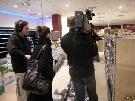 Dreharbeiten verschiedene Sender 1040 - Backstage