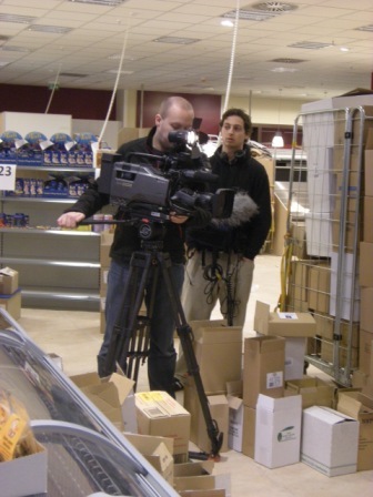 Dreharbeiten verschiedene Sender 1041 - Backstage