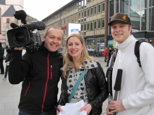 Dreharbeiten verschiedene Sender 1090 - Backstage