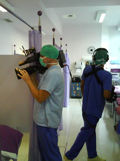 Dreharbeiten verschiedene Sender 1115 - Backstage